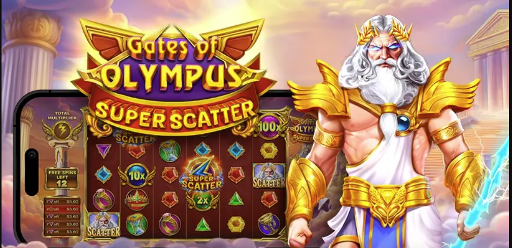 Super Scatter Kemenangan dari Petir Zeus Gates of Olympus